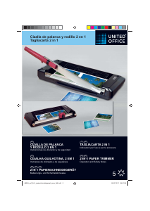 Manual de uso United Office IAN 69355 Cortador de papel