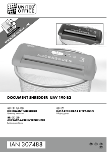 Manual United Office IAN 307488 Paper Shredder