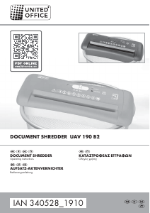 Manual United Office IAN 340528 Paper Shredder