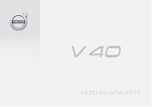 Használati útmutató Volvo V40 (2018)