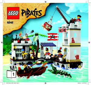 Manual Lego set 6242 Pirates Soldiers fort