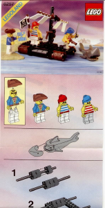 Manual de uso Lego set 6257 Pirates Balsa