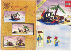 Bruksanvisning Lego set 6260 Pirates Skeppsbrott ö