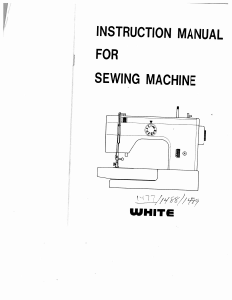 Handleiding White W1488 Naaimachine