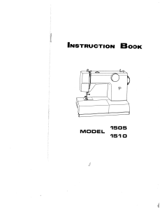 Manual White W1510 Sewing Machine