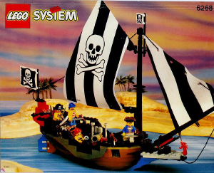 Manual de uso Lego set 6268 Pirates Barco pirata