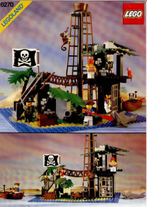 Manual de uso Lego set 6270 Pirates Isla prohibida