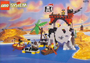 Manual de uso Lego set 6279 Pirates Isla cráneo