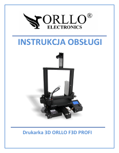 Instrukcja Orllo F3D Drukarka 3D