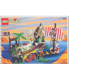 Bruksanvisning Lego set 6281 Pirates Farofyllda fallgrop
