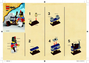 Manuale Lego set 8396 Pirates Arsenale del Soldato