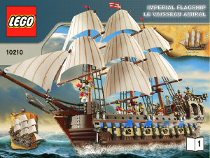 Manual de uso Lego set 10210 Pirates Buque insignia imperial