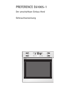 Bedienungsanleitung AEG CE61005-1-A Herd