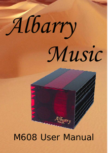 Manual Albarry M608 Amplifier