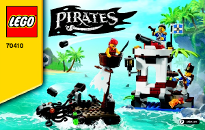 Manuale Lego set 70410 Pirates L'avamposto dei soldati