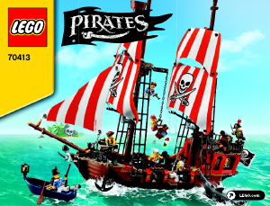 Bedienungsanleitung Lego set 70413 Pirates Grosses Piratenschiff
