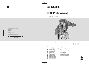 Handleiding Bosch GOF 1250 LCE Bovenfrees
