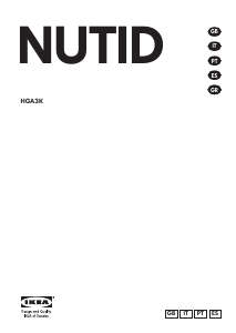 Manual IKEA NUTID HGA3K Hob