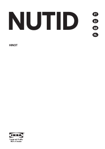 Manual de uso IKEA NUTID HIN3T Placa
