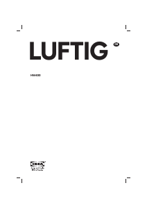 Handleiding IKEA LUFTIG HW400 Afzuigkap