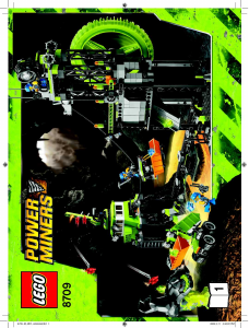 Manual de uso Lego set 8709 Power Miners La estación minería
