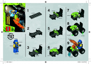 Manual Lego set 8907 Power Miners Rock hacker
