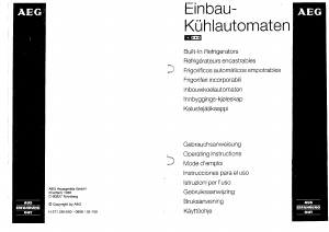Handleiding AEG S2332-5i Koelkast
