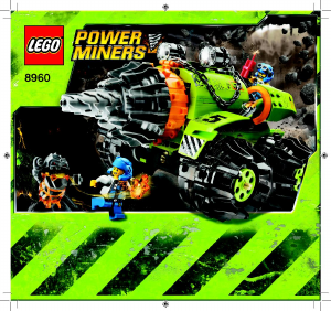 Bruksanvisning Lego set 8960 Power Miners Dunder borrare