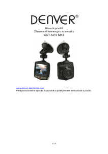Manuál Denver CCT-1210MK2 Akční kamera