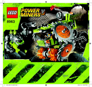 Manual de uso Lego set 8963 Power Miners Demoledor de la roca