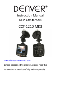 Manual Denver CCT-1210MK3 Action Camera