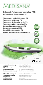 Manuale Medisana FTO Termometro