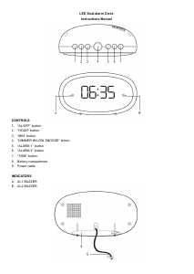 Manual Denver EC-420NR Alarm Clock