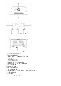 Bedienungsanleitung Denver ECP-719NR Wecker
