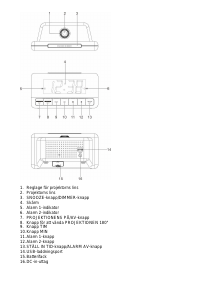 Bruksanvisning Denver ECP-719NR Väckarklocka