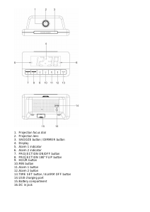 Manual Denver ECP-719NR Alarm Clock