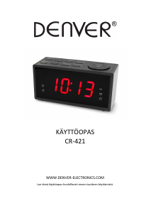 Käyttöohje Denver CR-421 Radioherätyskello