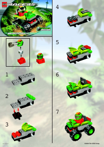 Bedienungsanleitung Lego set 4583 Racers Maverick Storm