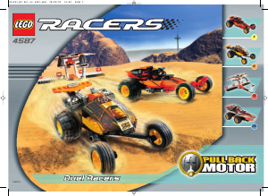 Manual de uso Lego set 4587 Racers Corredores duales