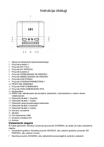 Instrukcja Denver CRQ-107 Radiobudzik