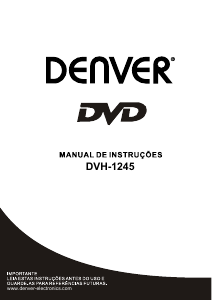 Manual Denver DVH-1245 Leitor de DVD