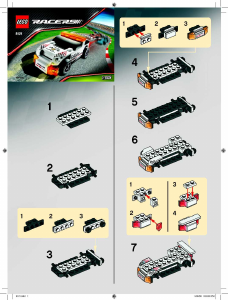 Handleiding Lego set 8121 Racers Track marshal