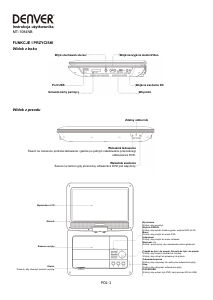 Instrukcja Denver MT-1084NB Odtwarzacz DVD
