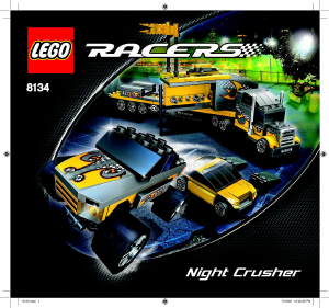 Manual de uso Lego set 8134 Racers Coche night crusher