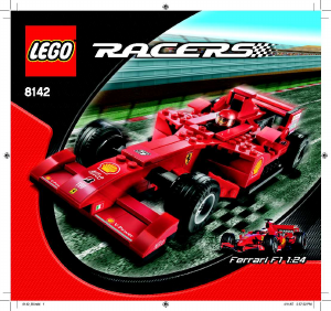 Manual de uso Lego set 8142 Racers Ferrari F1 1-24