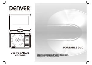 Manual Denver MT-784NB DVD Player
