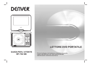 Manuale Denver MT-784NB Lettore DVD