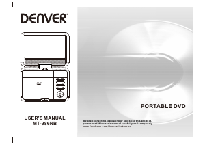 Manual Denver MT-986NB DVD Player