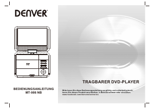 Bedienungsanleitung Denver MT-986NB DVD-player