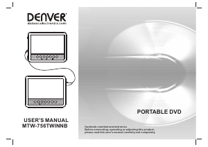 Bruksanvisning Denver MTW-756TWINNB DVD-spiller